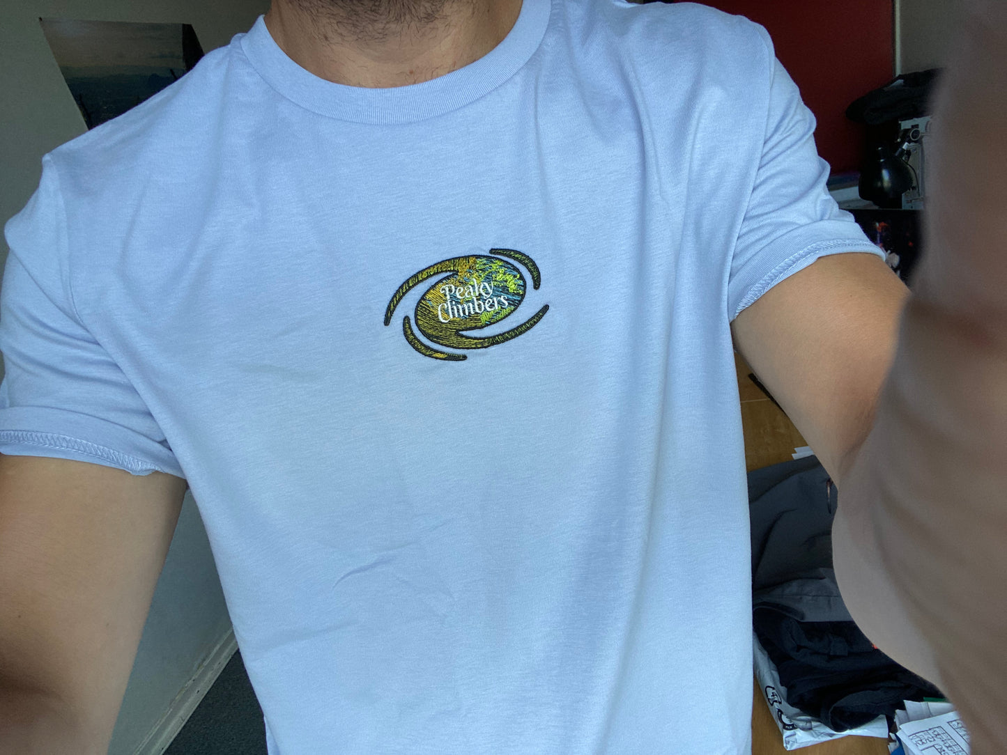 T Shirt Peaky simple Twist Broderie Couleurs