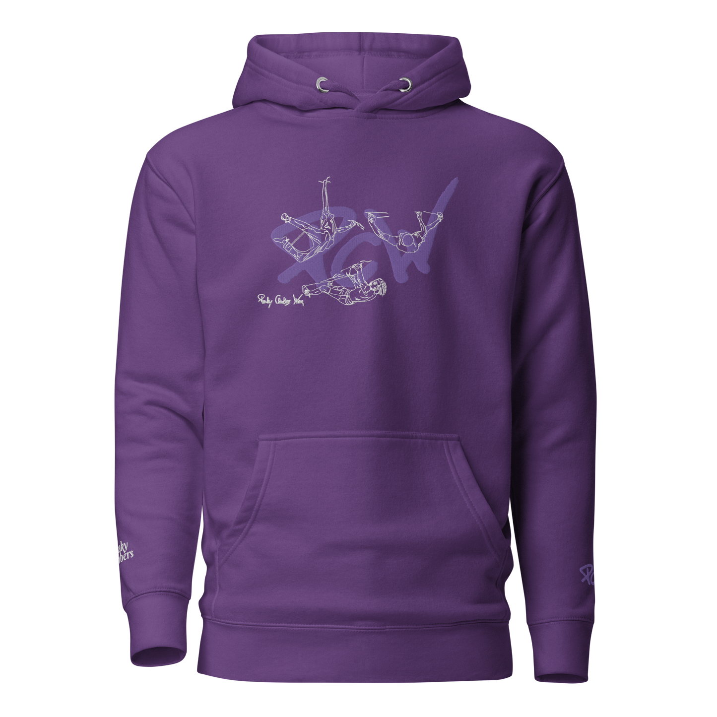 PCW Outdoor Kings Hoodie PURPLE PCW (BRODERIE)
