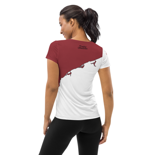 ES PONTAS WOMEN SPORT SHIRT BURGUNDY