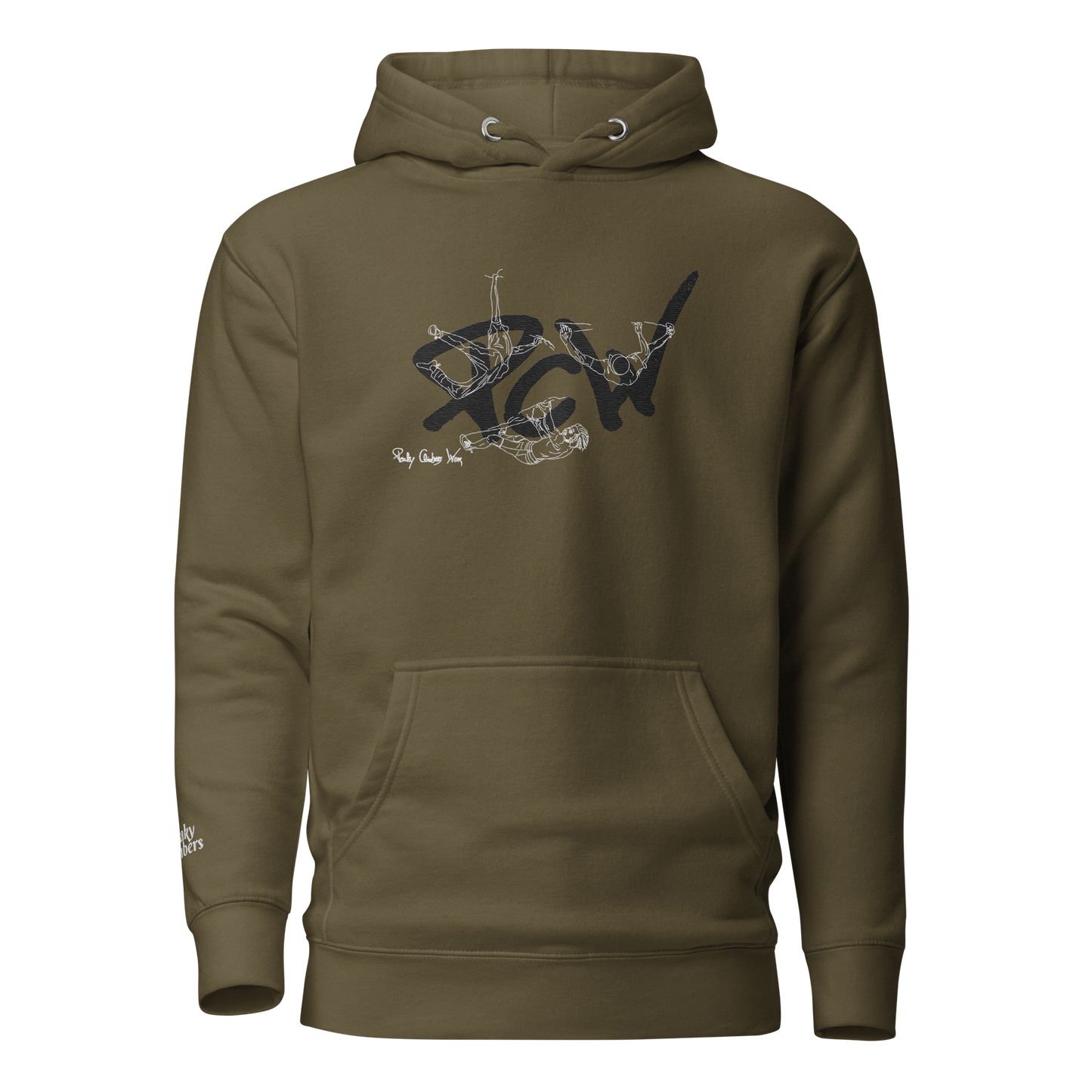 PCW Outdoor Kings Hoodie BLACK PCW (BRODERIE)