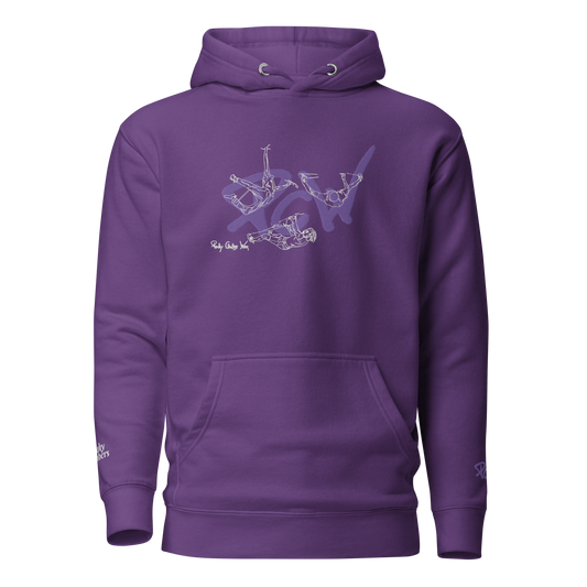 PCW Outdoor Kings Hoodie PURPLE PCW (BRODERIE)