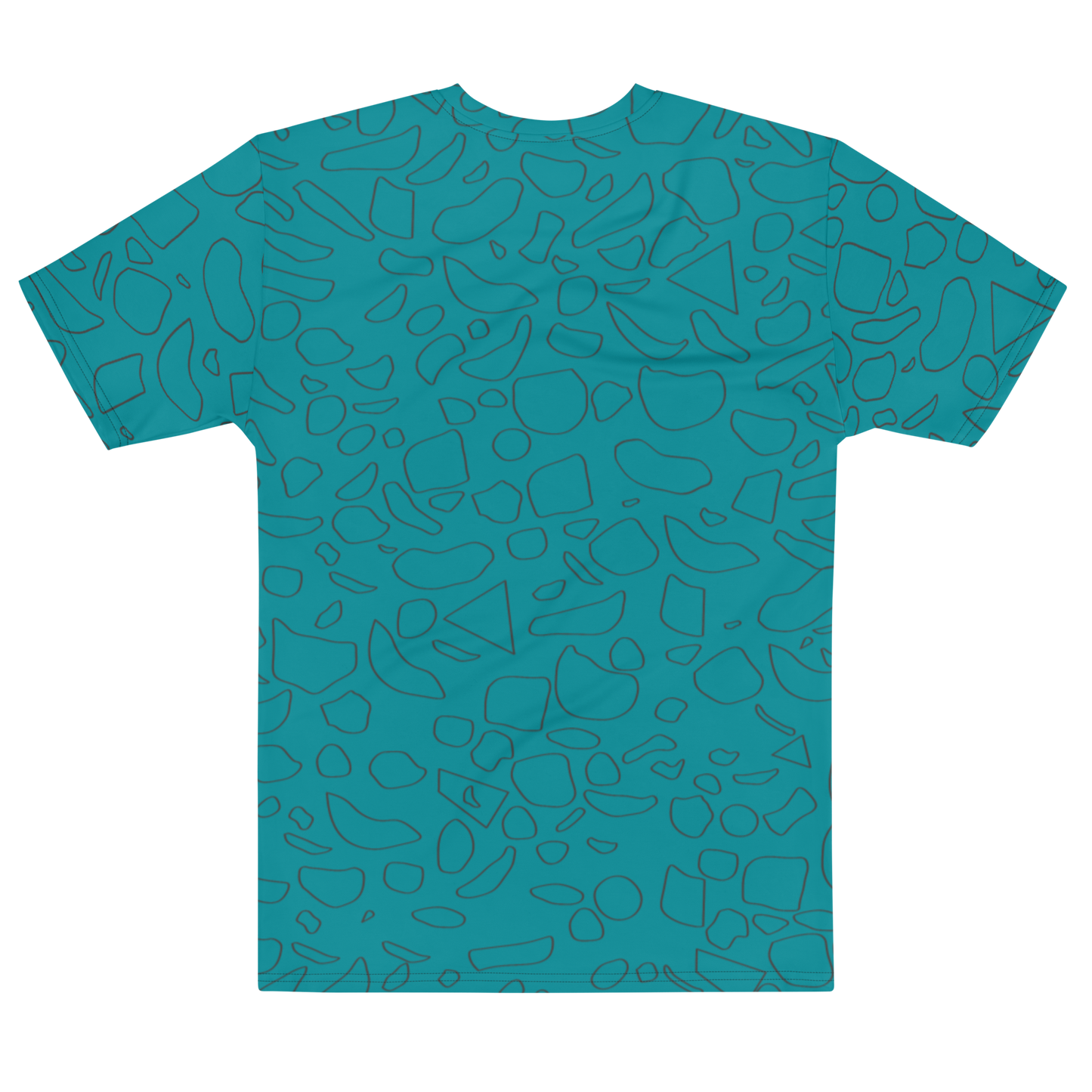 Blue Spray all-over T shirt