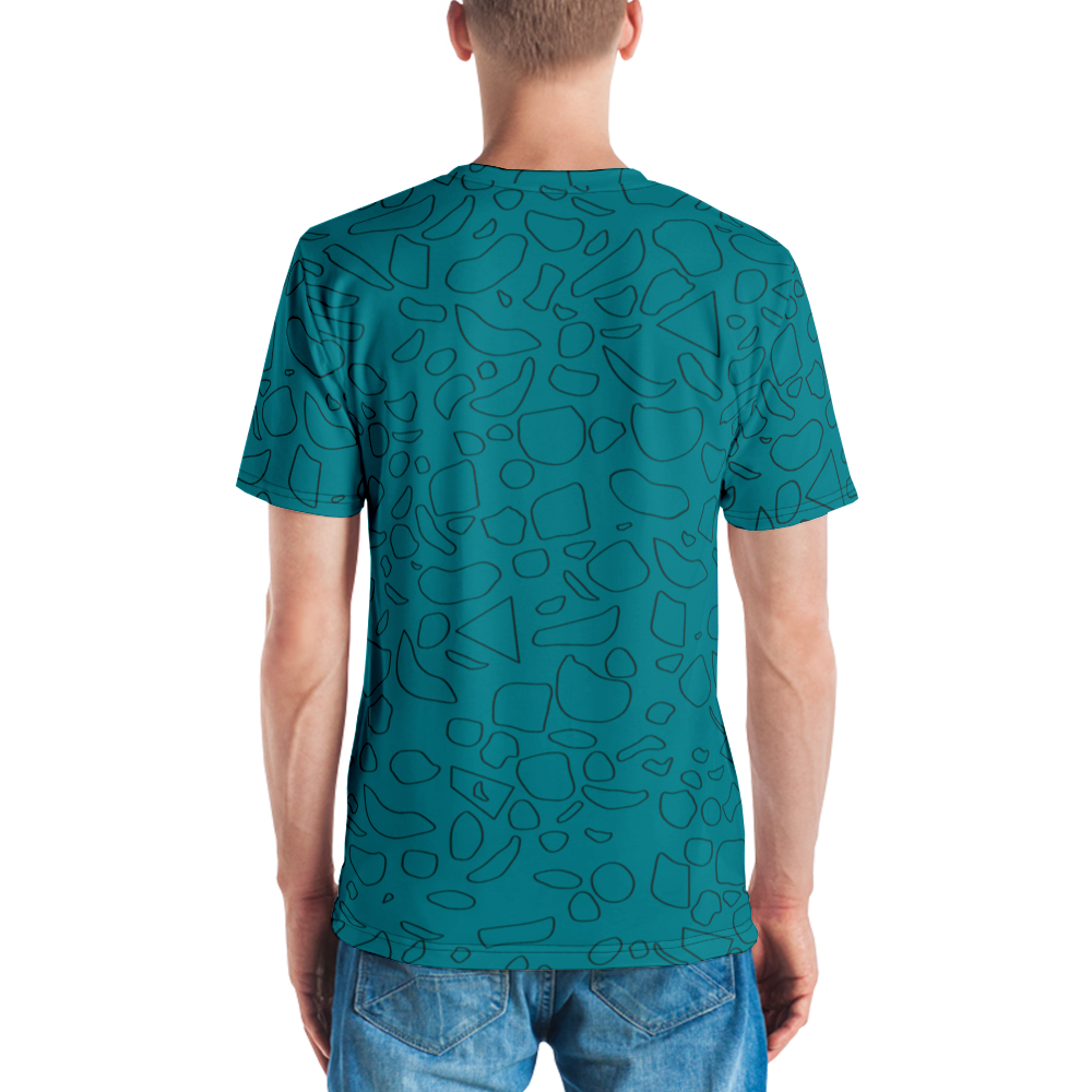 Blue Spray all-over T shirt