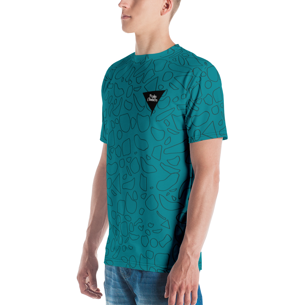 Blue Spray all-over T shirt