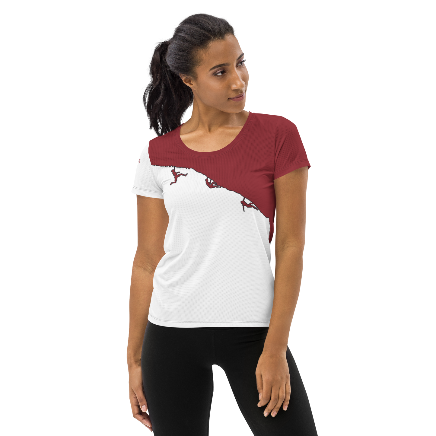 ES PONTAS WOMEN SPORT SHIRT BURGUNDY